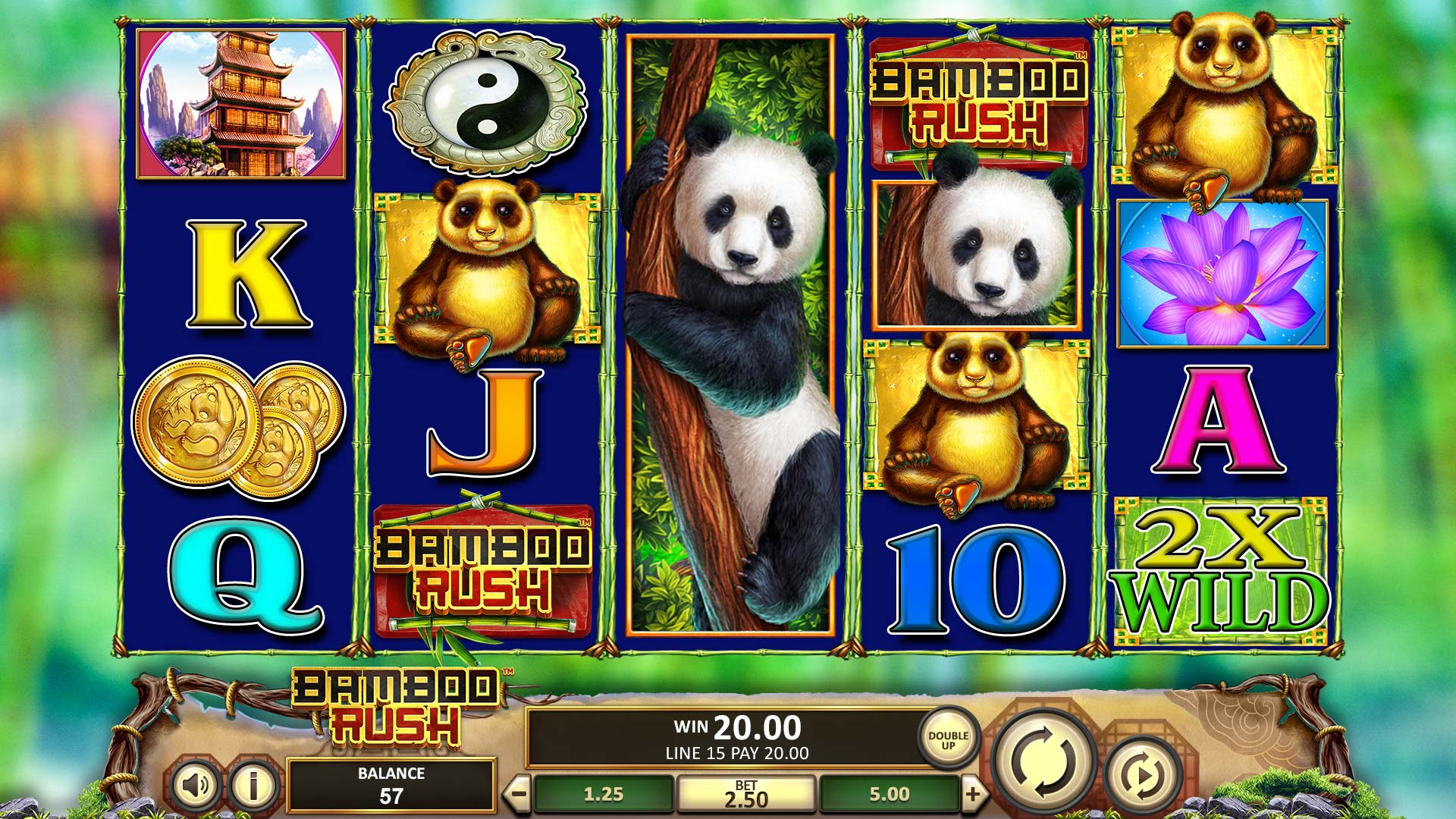 BetSoft Bamboo Rush Screenshot