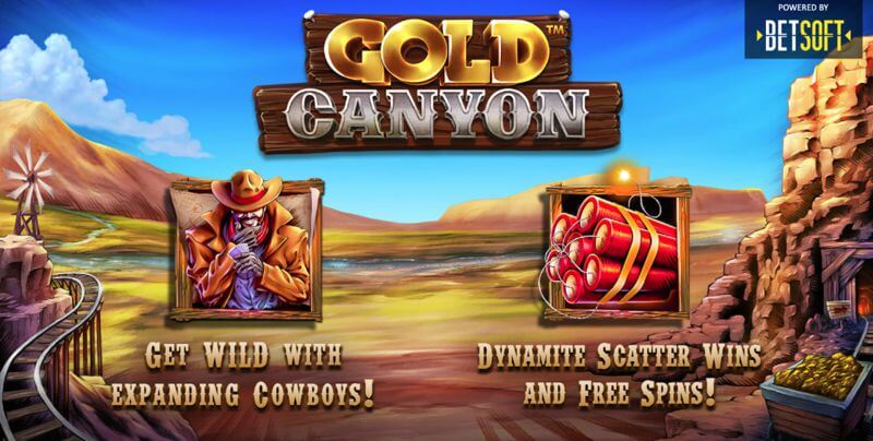 BetSoft Gold Canyon Screenshot