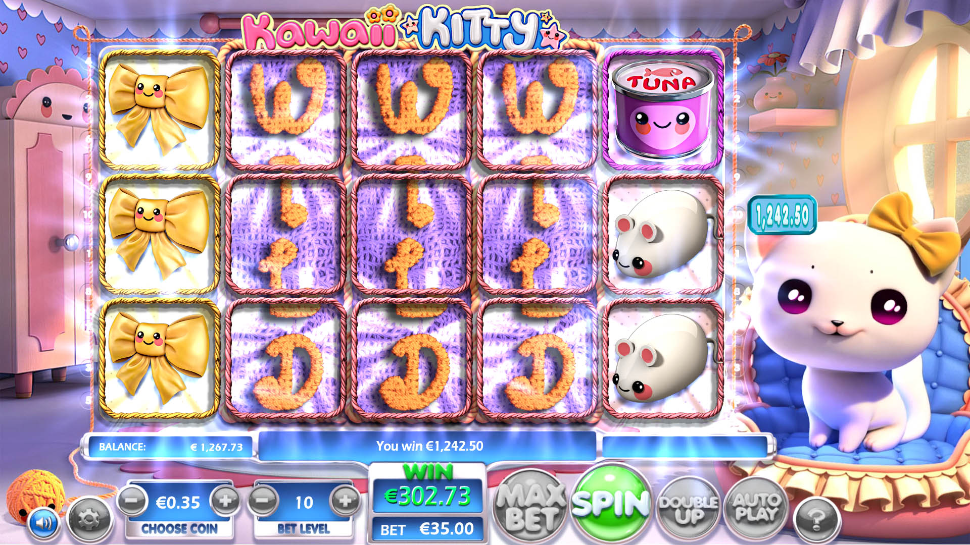 BetSoft Kawaii Kitty Screenshot