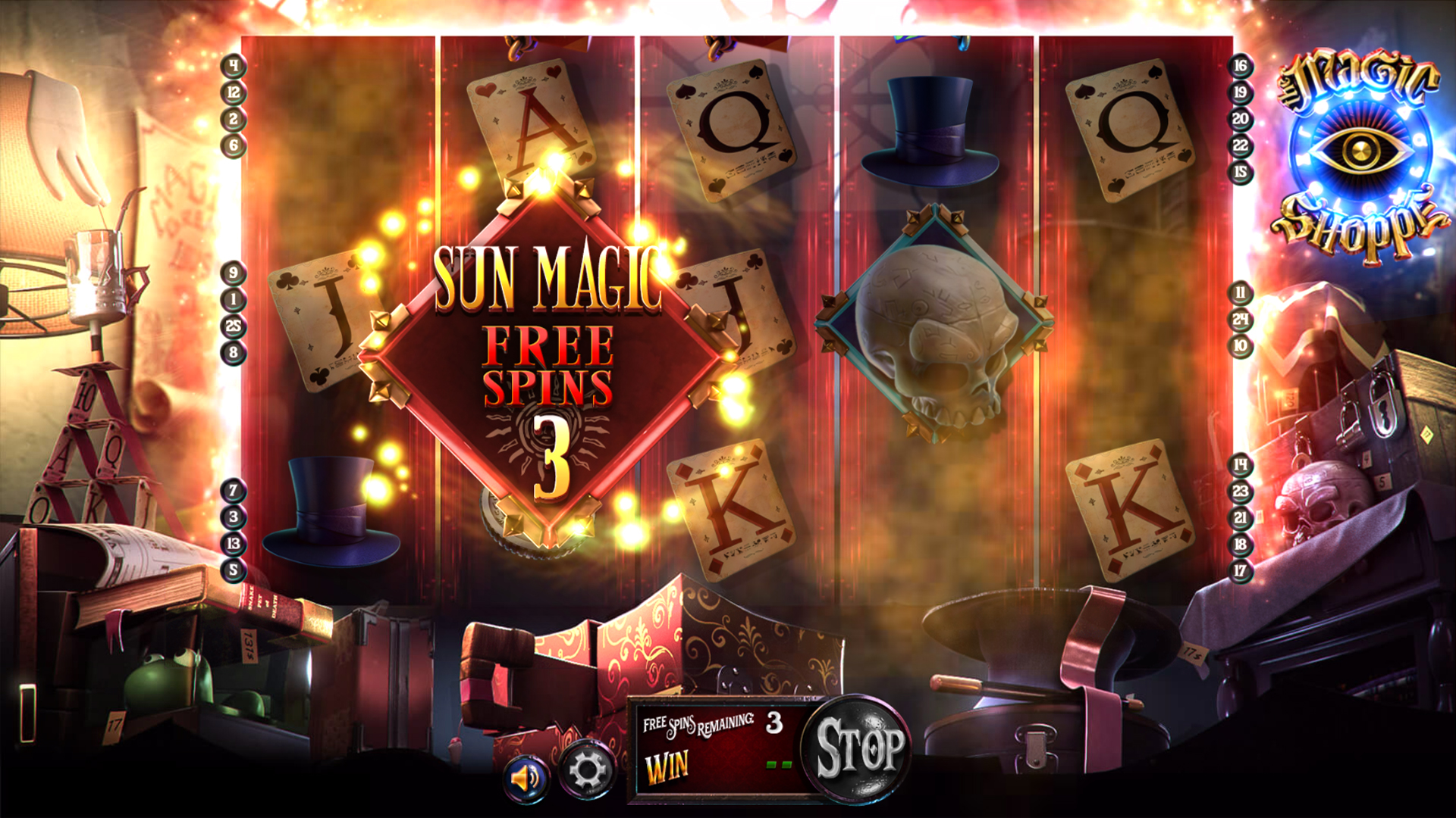 BetSoft Magic Shoppe Screenshot