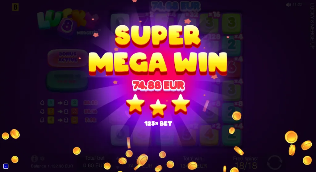 BG Lucky 8 Merge Up Screenshot