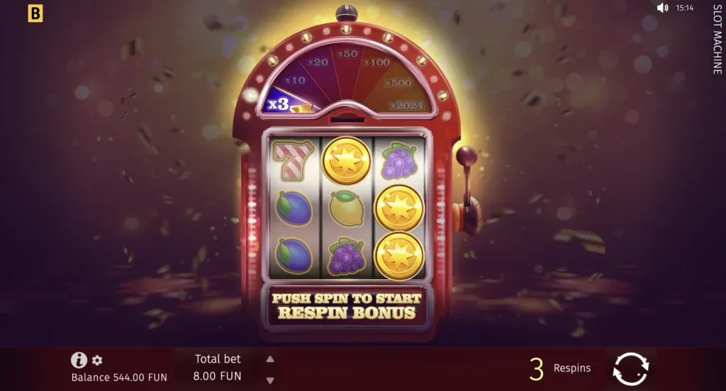 BG Slot Machine Screenshot