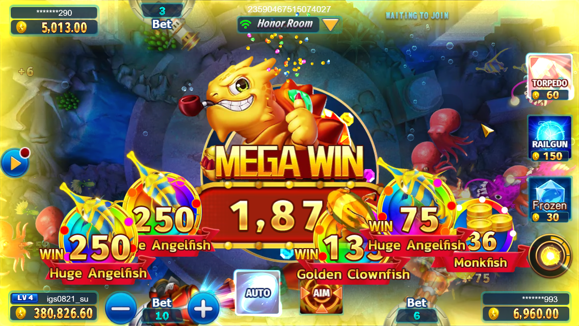 Mega Fishing Screenshot