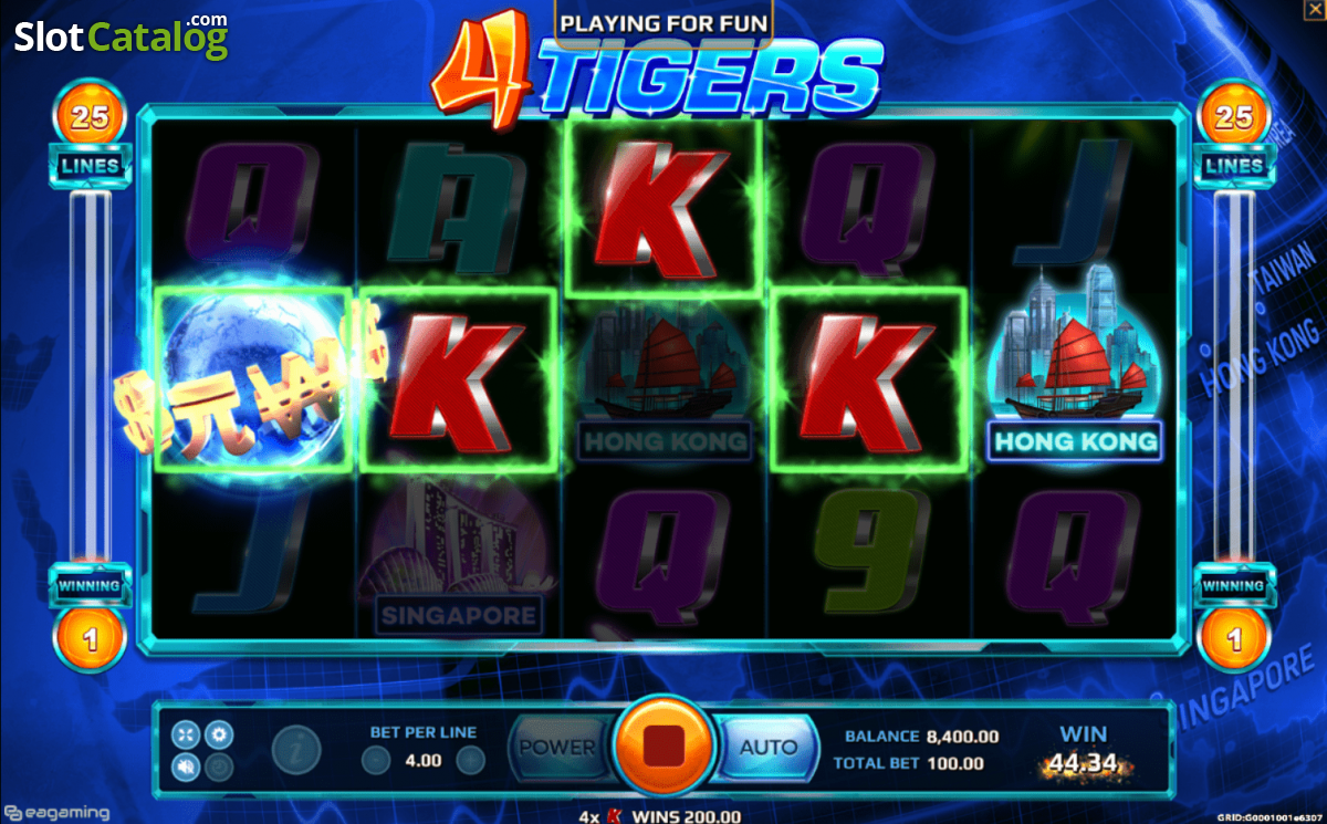 Four Tigers Screenshot