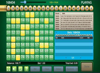 LuckyWin Speed Keno Screenshot