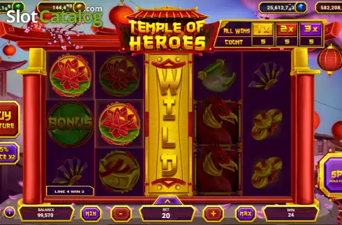 Pop Temple Of Heroes Screenshot