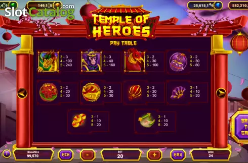 Pop Temple Of Heroes Screenshot