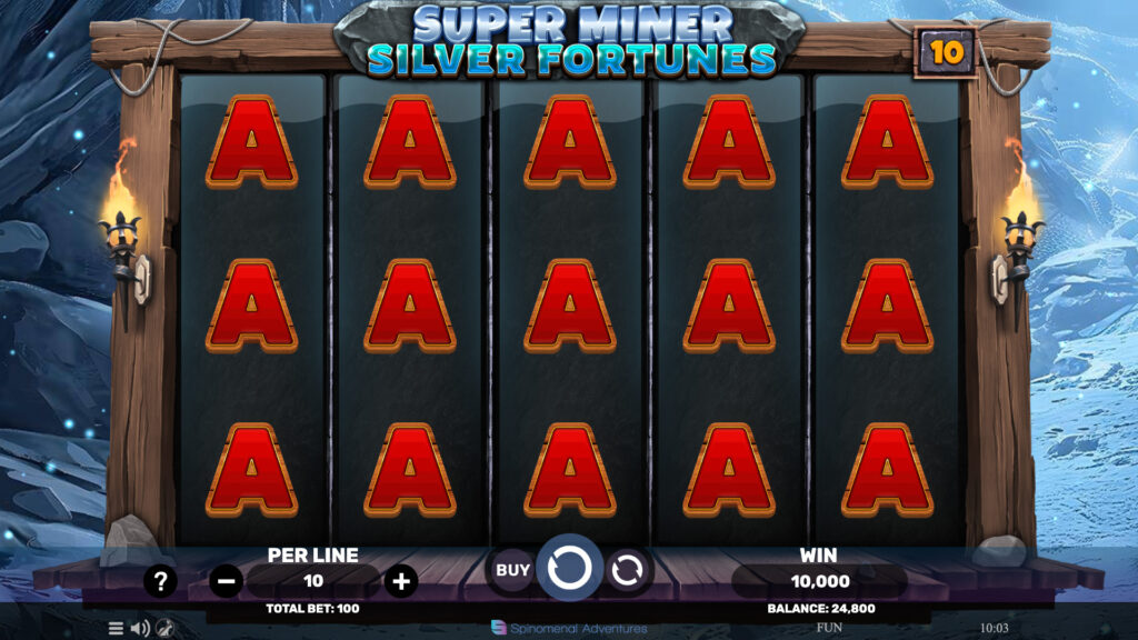 SP Super Miner Silver Fortunes Screenshot