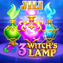 3 Witch's Lamp slot game showcased on Free Spins Promo.
