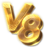 V8 Poker Logo at Free Spins Promo